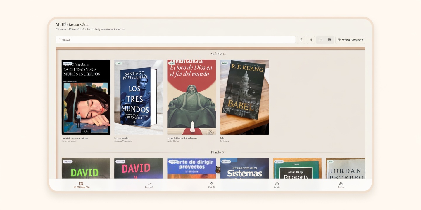 BibliotecaChic — Tu biblioteca personal y tu memoria lectora
